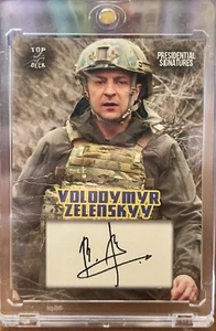 Volodomyr Selenskyj🇺🇦 LIMITED PRINT 2022 Top Beck Presidential Signatures #VZ-1 - Bild 1 von 2