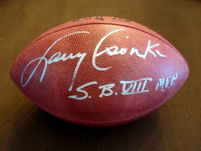 LARRY CSONKA SB VIII MVP MIAMI DOLPHIN HOF SIGNED AUTO WILSON GAME FOOTBALL JSA - Image 1 of 3