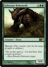 1x Kalonian Behemoth PL/MP, English MTG Magic 2010 (M10)