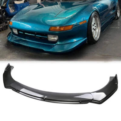 For Toyota MR2 Carbon Fiber Style Front Bumper Lip Spoiler Splitter Body Kit Foto 1 de 4