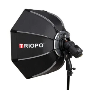Triopo 120cm Speedlite Portable Octagon Umbrella Softbox Outdoor For Studio - Foto 1 di 7