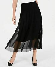 ALFANI NEW Women's Printed Colorblocked Pull On Asymmetrical Skirt TEDO 