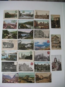 Lot de 24 cartes Grande Bretagne Royaume uni à Voir - Picture 1 of 1