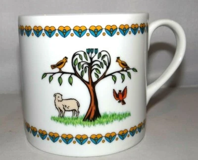 Gevalia Kaffe Colección Temporadas Suecas Primavera Taza Café Corazón Árbol Pájaros  Foto 1 de 4