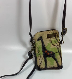 Bolso bandolera convertible de lona jirafa Chala Safari - Imagen 1 de 11