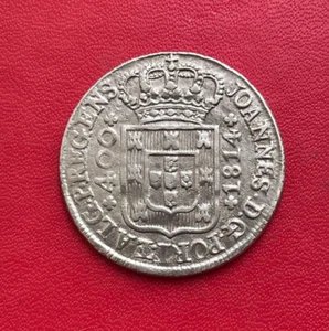 Portugal. Kreuzzug Neu. Schöne Münze von 400 Reis 1814, Johannes. Zustand TTB/TTB+ - Bild 1 von 2