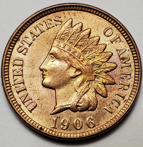U.S. 1906/6- Indian Head Cent - 1c - RPD Snow-13!!! Cover