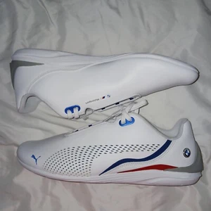 Puma BMW MMS Drift Cat Decima Perforated Lace Up  Mens White Sneakers Sz 11 NWOB - Picture 1 of 10