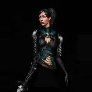 unmontiertes 1/10 Resin Modell antike Figur Frau Büste GK Modellbausatz  - Bild 1 von 1