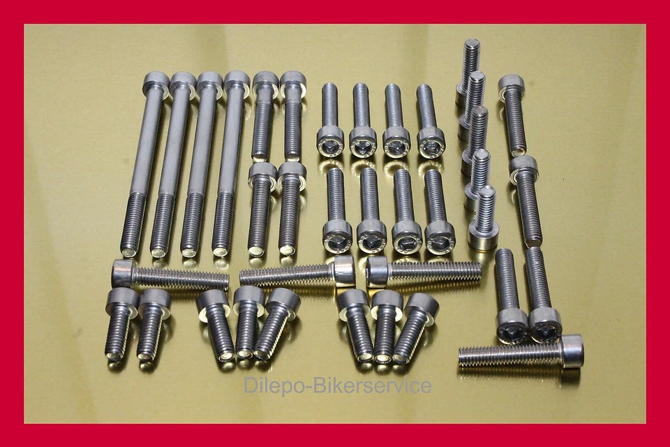  Engine Bolts Stainless Steel Bolts Bolt Set for Ducati Monster 800 S2R 800 - Image 1 of 1