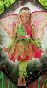 Teetot & Co. Pink And Green Fairy Child Costume Size 3-4 Dress Only - Picture 1 of 4
