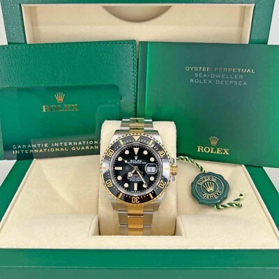 Rolex Sea-Dweller, Acero, Oro Amarillo, 43mm, Ref# 126603, Completo, Sin Usar 2025 Foto 1 de 4