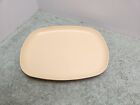 Pan Am Airlines Beige Plastic Dinner Plate with Winged Globe logo by Trojan Ware