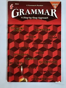 A HOMEWORK BOOKLET GRAMMAR: A STEP-BY-STEP APPROACH GRADE 5 WORKBOOK, PAPERBACK, - Picture 1 of 3