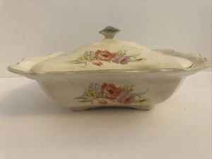 Vintage CC Thompson Pottery Serving Dish With Lid - Picture 1 of 9
