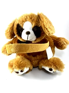 Dan Dee Collector's Choice Brown Puppy Plush Easter Basket Stuffed Animal w Tags - Picture 1 of 6