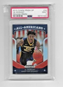 Ja Morant PANINI 2019 selecciones de draft All-Americans Orange Prizm PSA como nuevo 9 - Imagen 1 de 2