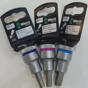 "Inserto de destornillador WERA 10 mm, 8 mm, 7 mm con accionamiento de 1/2" RF - Imagen 1 de 2