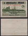 [28606] - NOTGELD GREIFSWALD, Stadt, 1 Milliarde Mark, 18.10.1923, Keller 1885g,