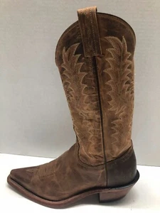 Botas occidentales Tony Lama para mujer punta corta envejecidas de fábrica talla 6,5B estilo 1796-L - Imagen 1 de 12