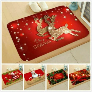 Weihnachten Fußmatte Türmatte Wohnzimmer Teppich Fußabtreter Waschbar Rutschfest - Bild 1 von 25