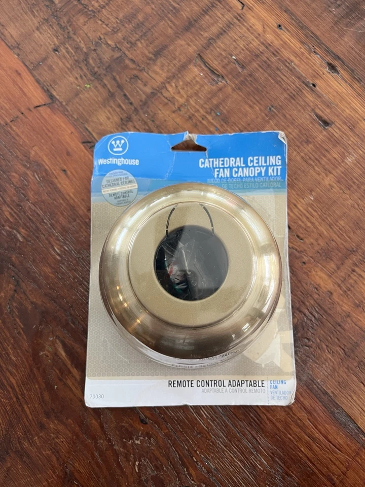 Westinghouse 7003000 45-degree Canopy Kit Antique Brass