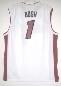 ADIDAS MIAMI HEAT CHRIS BOSH WHITE HOME JERSEY XL - Picture 1 of 9