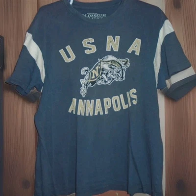 US NAVAL ACADEMY ANNAPOLIS MENS TSHIRT SIZE LARGE-SEE PICTURES FIRST - Image 1 of 4