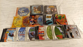 Sega Dreamcast 16 Game Lot Shenmue Sonic Adventure - Tested - Free Shipping