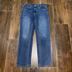 Levi’s Unisex Kinder Gr. 12 Reg W26” X L27” 502 blau Jeans verstellbarer Bund - Bild 1 von 10