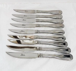 "Juego de 9 cuchillos para carne de acero inoxidable dentados para violín Gibson Gia19 8,5""" - Imagen 1 de 6