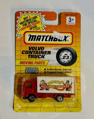 1991 Matchbox Circus Volvo Container Truck MB23 - Image 1 of 2