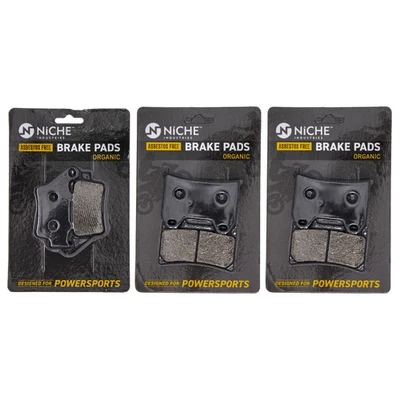 Juego de pastillas de freno NICHO para BMW F800S F800R F800ST G650X delanteras traseras orgánicas Foto 1 de 4