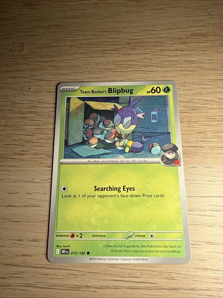 Team Rocket's Blipbug 015/182 Sv10: Destined Rivals Regular - Image 1 of 1