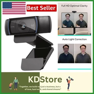 Transformez vos appels avec webcam HD C920x - vidéo 1080p, double micros et caméra XSplit - Photo 1/9