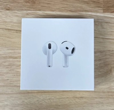 Genuine Brand New APPLE AirPods 4 Without Noise Cancellation  MXP63LL/A - WHITE - Image 1 of 3