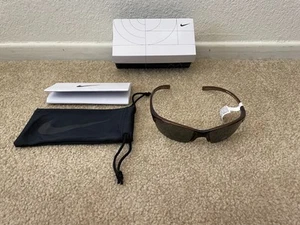 Braune Nike Skylon Sport polarisierte Gläser IF2485X-223 Sonnenbrille für Herren neu Etikett Box - Bild 1 von 11