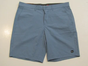 QUIKSILVER Stretch Mens Moisture Wicking Shorts  color Blue Size 34 - Picture 1 of 3