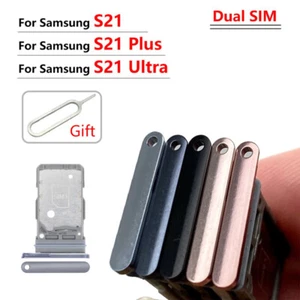 SIM Card Tray Holder Solt with Pin For Samsung S21/ S21+ /S21Ultra Replacement - Photo 1 sur 15