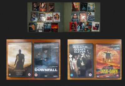 27 DVD KINGDOM OF HEAVEN SUPERMAN GLADIATOR DOWNFALL OCEAN'S 11 DUSK TILL DAWN - Image 1 of 4