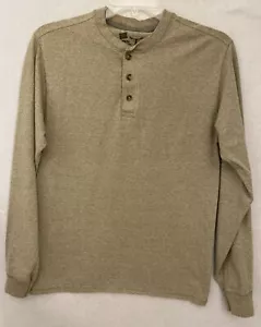 Hanes Men's Beefy T-Shirt*Size M*Light Brown*Long-Sleeve*Soft Pullover*Cozycore - Picture 1 of 5