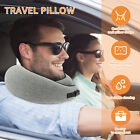 Travel Pillow With Removable Cover Memory Foam Airplane Pillow Breathable Sdsy