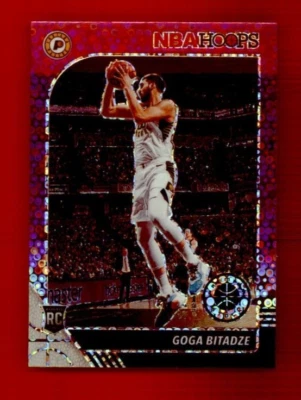 2019-20 Hoops Premium Stock Prizms Purple Disco #215 Goga Bitadze RC - Image 1 of 2