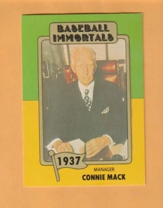 Connie Mack Philadelphia A's 1980-87 SSPC HOF #9 6S - Imagen 1 de 2