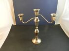 Vintage Raimond 3 PC STERLING SILVER WEIGHTED 3 Light Candle CANDELABRA