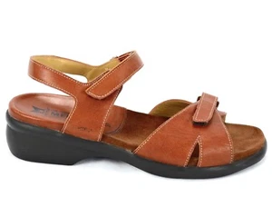 Mephisto Damen Leder Sandalen Slingback Braun Gr. 37 US 7 - Bild 1 von 10