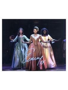 10x8" Hamilton Print Signed by Emmy Raver-Lampman With Monopoly Events COA