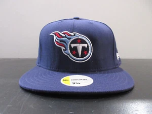 VINTAGE Tennessee Titans Hat Cap Fitted Mens 7 3/4 Blue NFL Football New Era - Picture 1 of 9