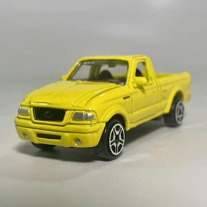 MotorMax Ford Ranger #6052 Yellow 1:64 Scale Diecast Diorama Model Pickup Truck - Picture 1 of 11