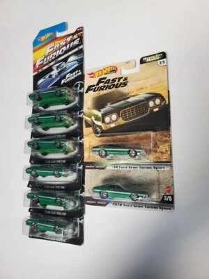 Hot Wheels Fast & Furious Motor City Muscle ‘72 Ford Gran Torino Sport 2/5 04108 - Image 1 of 4
